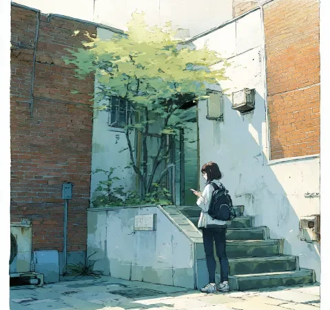 恋爱题材作品封面，标注校园恋爱标签